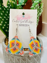 Load image into Gallery viewer, Tlaloc Huichol Earrings
