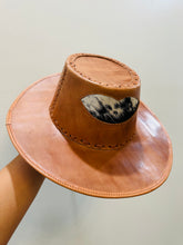 Load image into Gallery viewer, Cow Leather Hat