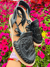 Load image into Gallery viewer, Alpargata Huarache - Black