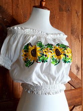 Load image into Gallery viewer, Sunflower Crop Top Moo