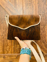Load image into Gallery viewer, Cow-Print Crossbody Purse