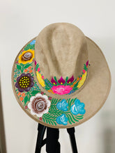 Load image into Gallery viewer, Suede Hand Painted Hat