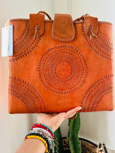Load image into Gallery viewer, Brenda Hand-Tooled Purse