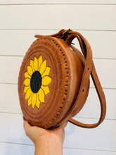 Load image into Gallery viewer, Sunflower Mandala Crossbody Purse