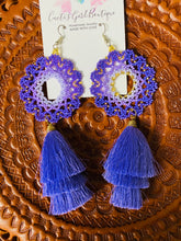 Load image into Gallery viewer, Huichol Mandala Earrings