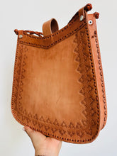 Load image into Gallery viewer, Camelia Hand-Tooled Purse
