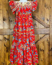 Load image into Gallery viewer, Flower Telar Dress