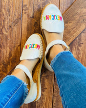 Load image into Gallery viewer, Mexicana Huarache - White