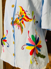 Load image into Gallery viewer, Otomi hand embroidered blouse