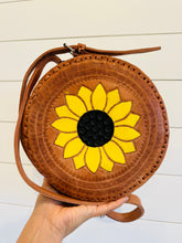 Load image into Gallery viewer, Sunflower Mandala Crossbody Purse
