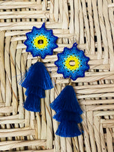 Load image into Gallery viewer, Huichol Mandala Earrings