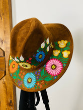 Load image into Gallery viewer, Suede Hand Painted Hat