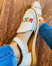 Load image into Gallery viewer, Mexicana Huarache - White