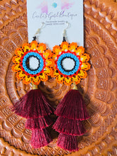 Load image into Gallery viewer, Huichol Mandala Earrings
