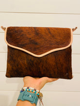 Load image into Gallery viewer, Cow-Print Crossbody Purse
