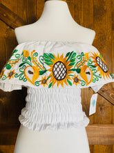 Load image into Gallery viewer, Sunflower Crop Top Moo