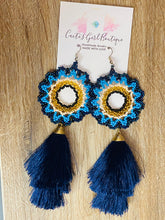 Load image into Gallery viewer, Huichol Mandala Earrings