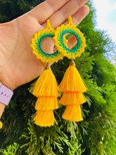 Load image into Gallery viewer, Huichol Mandala Earrings