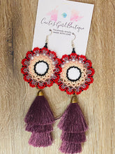 Load image into Gallery viewer, Huichol Mandala Earrings