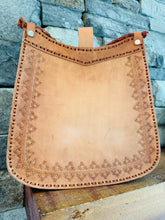 Load image into Gallery viewer, Camelia Hand-Tooled Purse