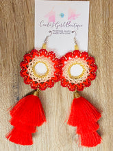 Load image into Gallery viewer, Huichol Mandala Earrings