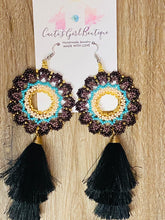 Load image into Gallery viewer, Huichol Mandala Earrings