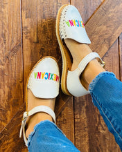 Load image into Gallery viewer, Mexicana Huarache - White