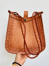 Load image into Gallery viewer, Camelia Hand-Tooled Purse