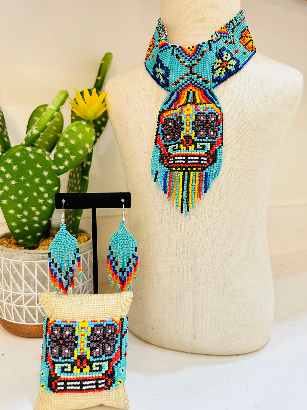 Anam Huichol Necklace - Set