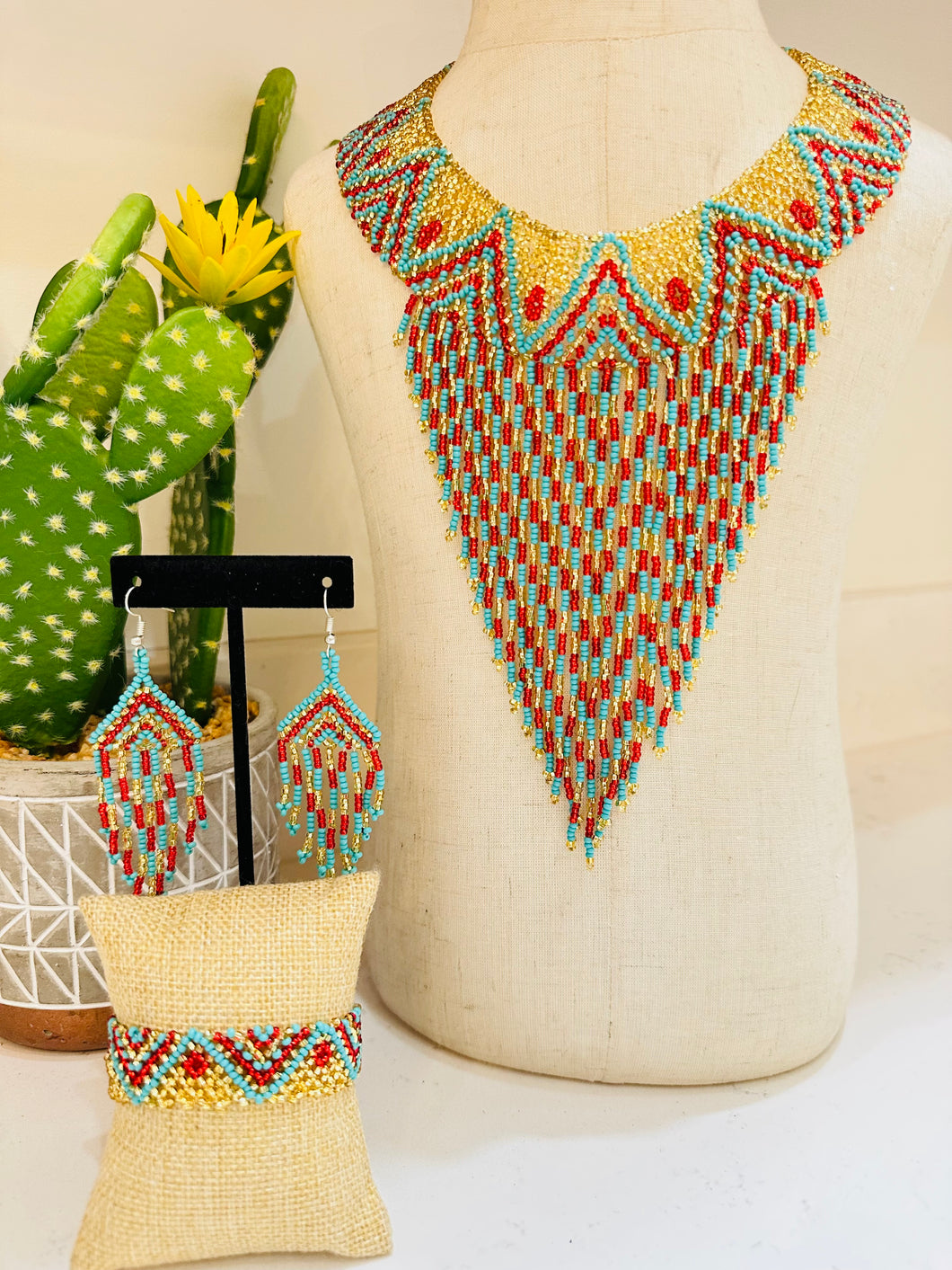 Yunuen Huichol Necklace - Set
