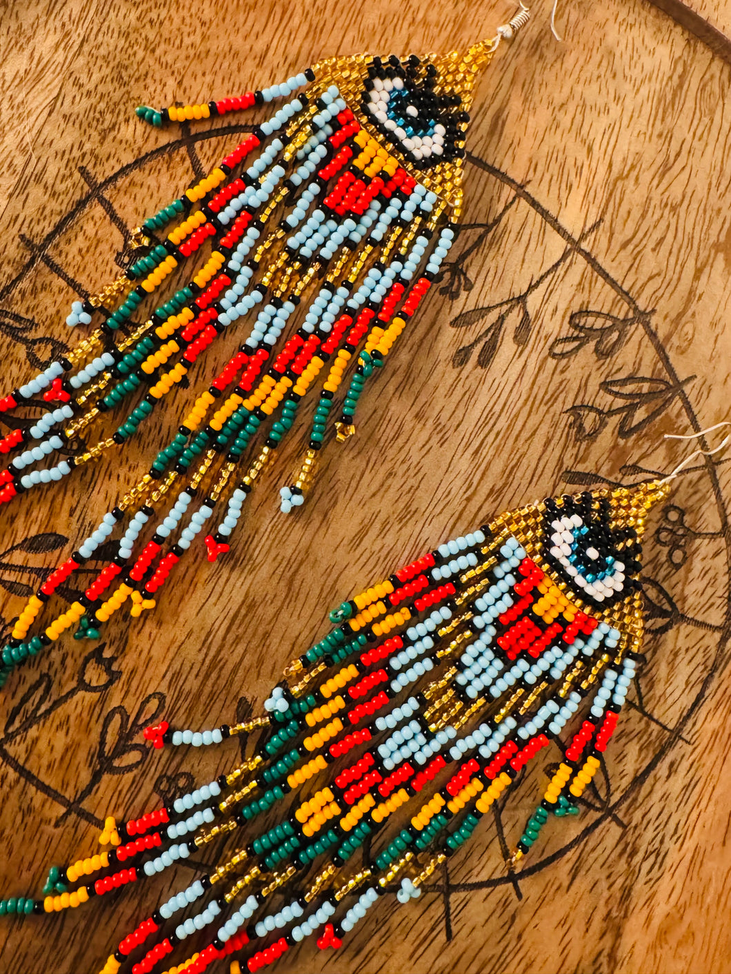 Ojito Huichol Earrings