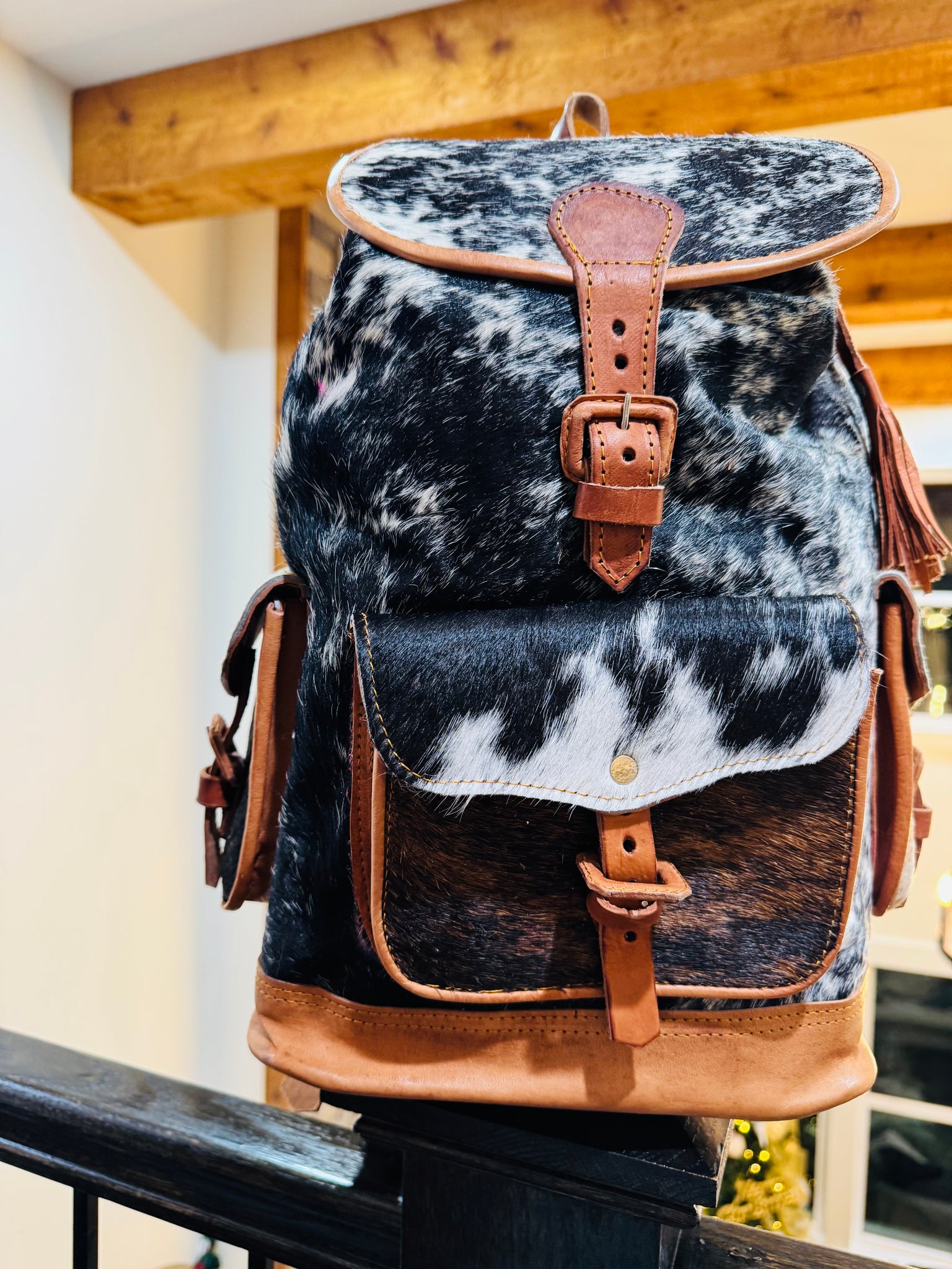 cow leather backpack Cow Leather Backpack