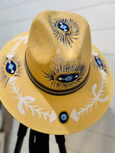Load image into Gallery viewer, Ojo Turco - Hand Painted Hat

