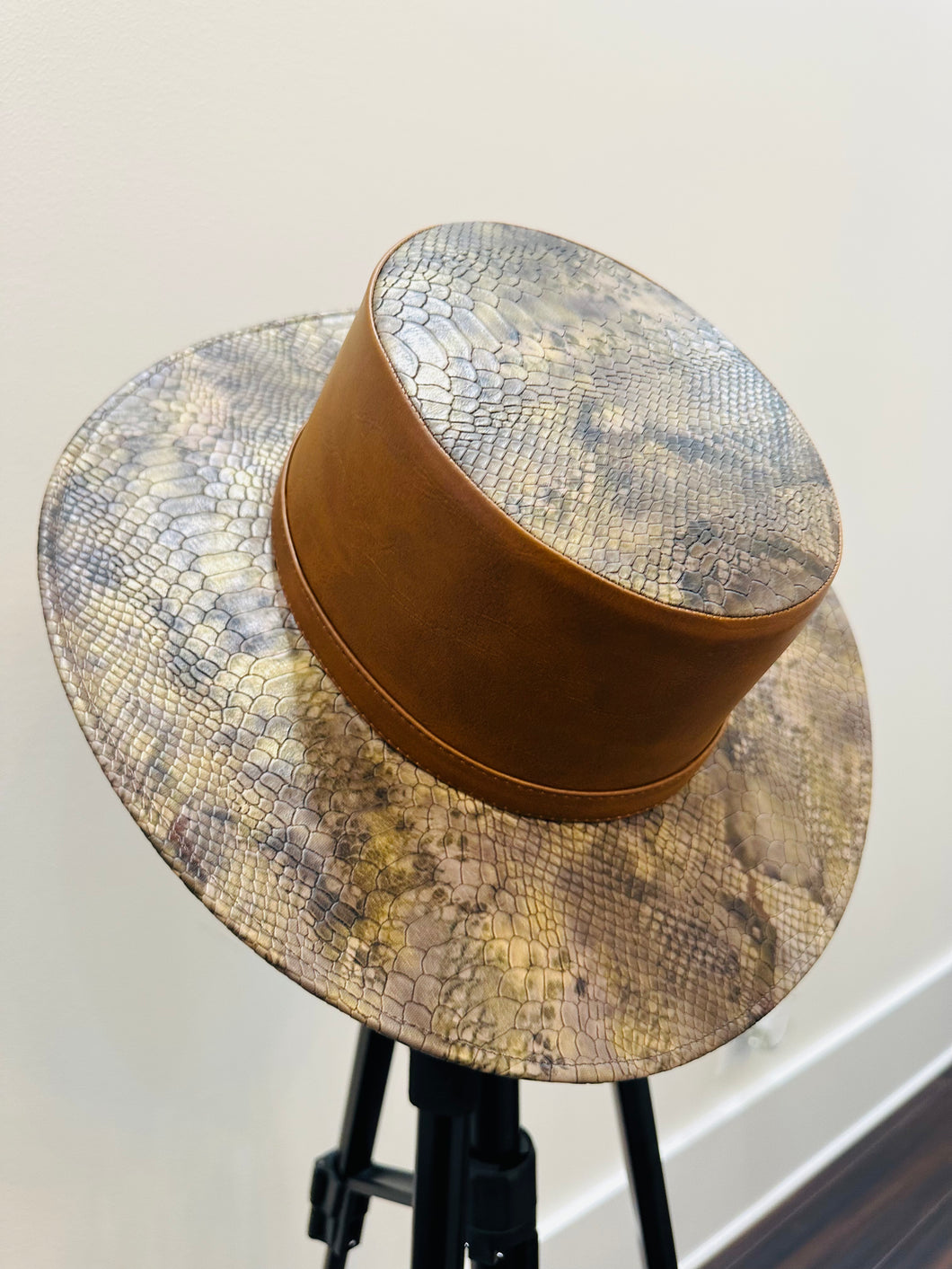 Fedora Vinyl Hat