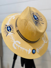 Load image into Gallery viewer, Ojo Turco - Hand Painted Hat
