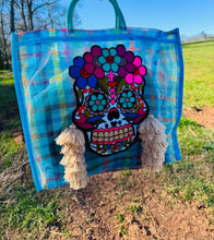 Load image into Gallery viewer, Pom-Pom Calavera Tote
