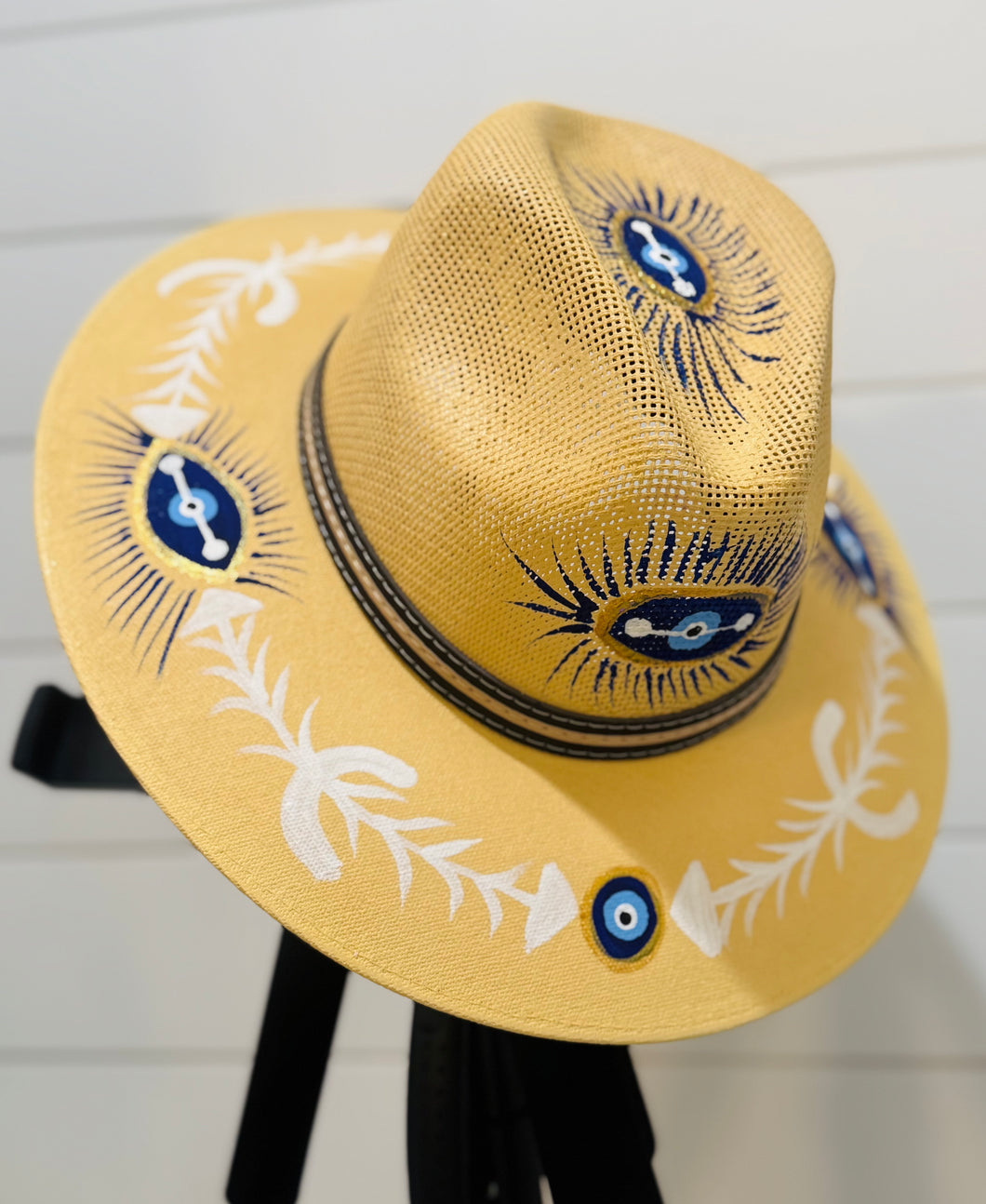 Ojo Turco - Hand Painted Hat