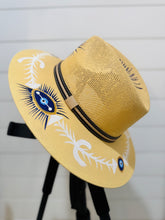 Load image into Gallery viewer, Ojo Turco - Hand Painted Hat
