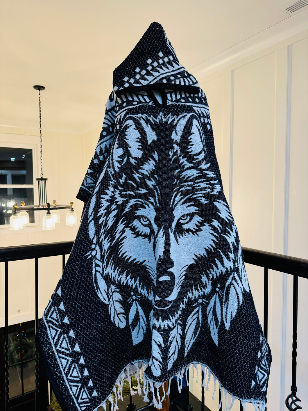 Poncho/Gabán Mexicano /Gorro