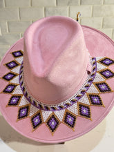 Load image into Gallery viewer, Huichol Suede Hat
