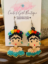 Load image into Gallery viewer, Fridita Huichol Earrings
