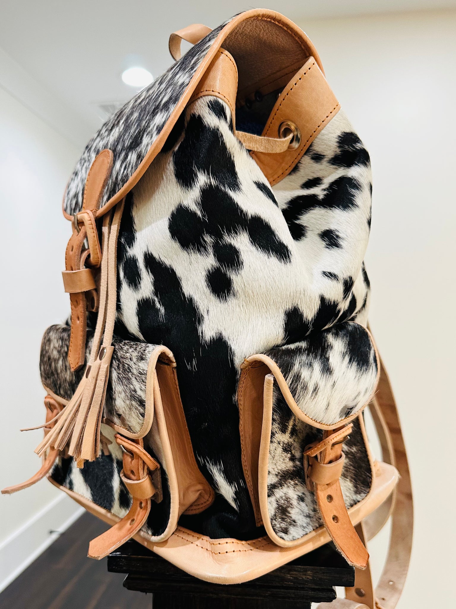 cow leather backpack Cow Leather Backpack