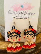 Load image into Gallery viewer, Fridita Huichol Earrings

