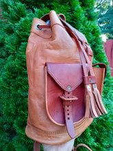 Load image into Gallery viewer, Rosy Leather Backpack
