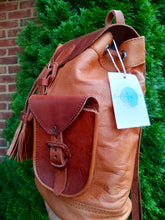 Load image into Gallery viewer, Rosy Leather Backpack
