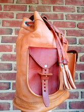 Load image into Gallery viewer, Rosy Leather Backpack
