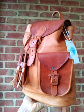 Load image into Gallery viewer, Rosy Leather Backpack
