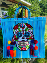 Load image into Gallery viewer, Pom-Pom Calavera Tote
