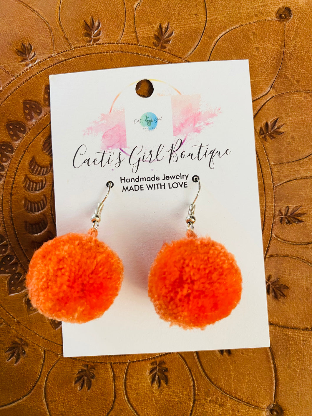 Pom- Pom Earrings