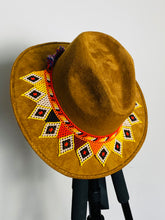 Load image into Gallery viewer, Huichol Suede Hat
